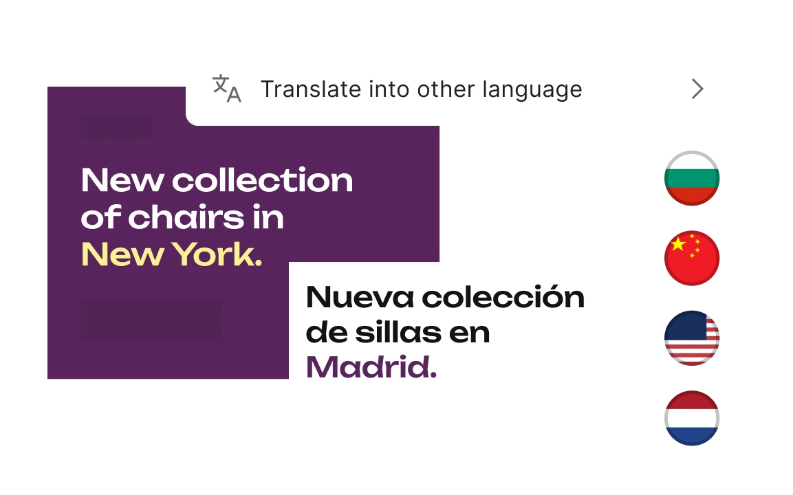 Auto-Translate Into 30+ Languages